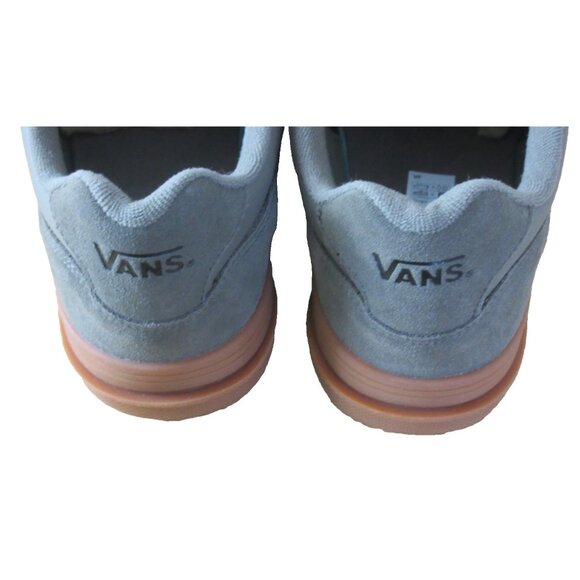 Vans Men's Upland Suede Bungee Cord Gray Black Gum Bottom Shoes Sizes NIB - Picture 5 of 6